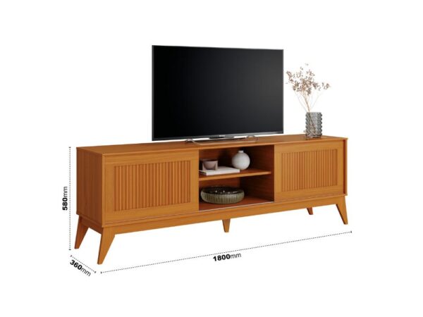 Rack King 65″ – Cedro/Off Cedro - Imagem 3
