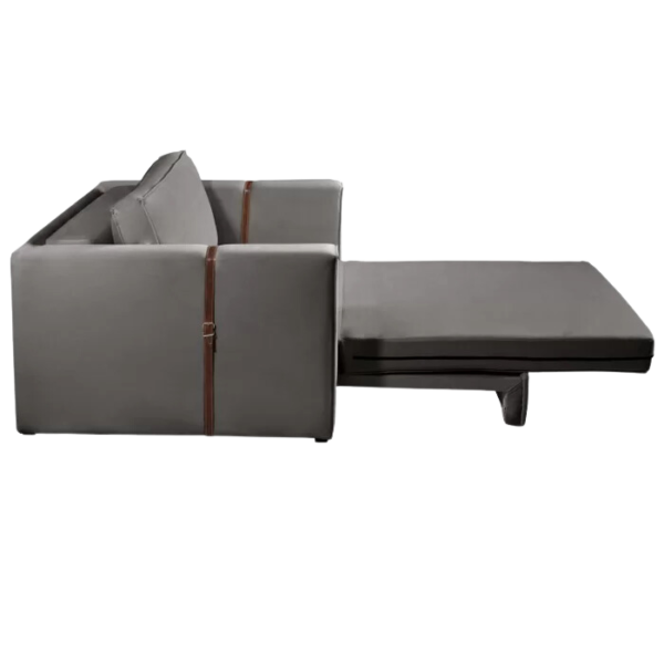 Poltrona Cama Atalaia 1,14 m Cinza – LUXURY ESTOFADOS - Imagem 2