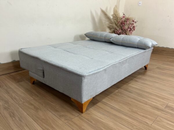 aSofá Cama Zayn 1.86m – Bege Linho - Imagem 2