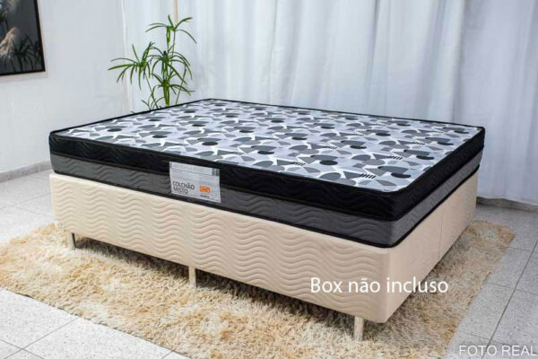 Colchão Casal Ortopédico EPS Iso Dupla Face D-33 138x188x20 Ortobom