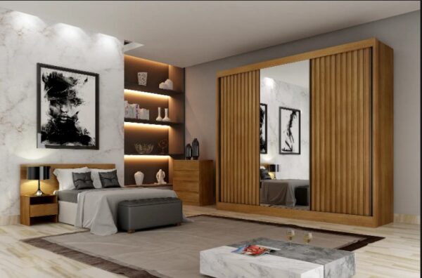GUARDA ROUPA Canastra 2,35 de largura 100% MDF -MONTAGEM GRATIS