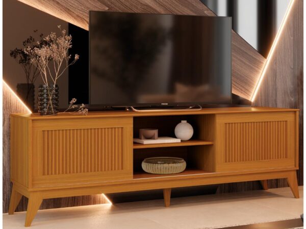 Rack King 65″ – Cedro/Off Cedro - Imagem 2
