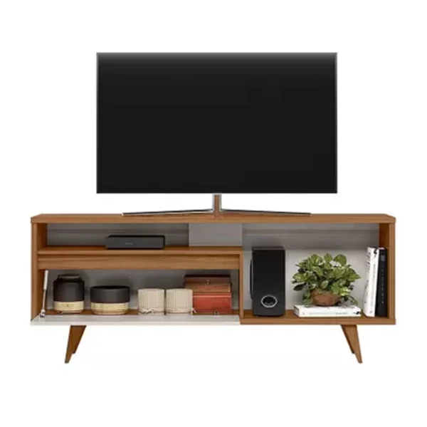 Rack Bancada NT 1315 Freijó/Preto/ Off TV até 60 Polegadas Larg. 1.63m - Notável - Imagem 3