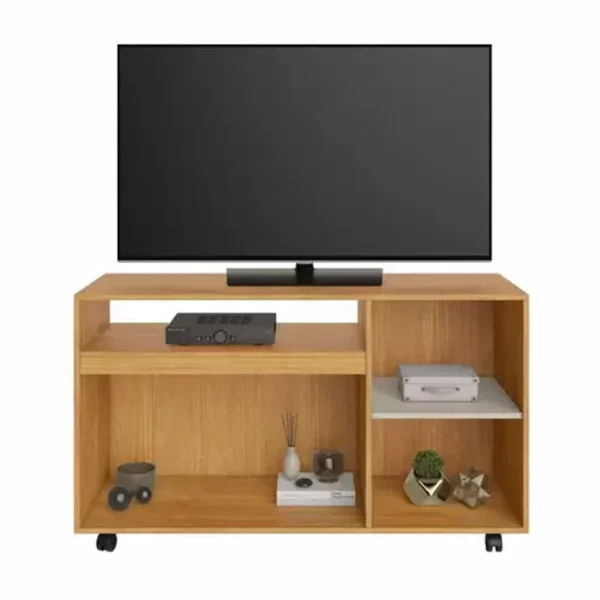Rack Seleto Cinamomo/Off TV até 49 Polegadas Larg. 1.21m - JCM - Imagem 2