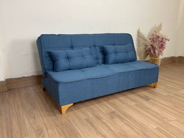 aSofá Cama Zayn 1.86m – Azul Linho - Imagem 3