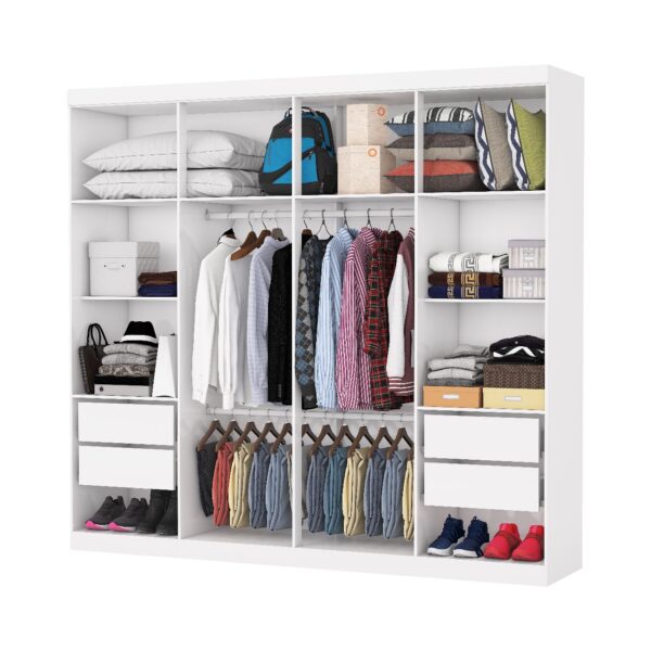 aGuarda-Roupa Rubi 8 Portas e 4 Gavetas – - Imagem 2