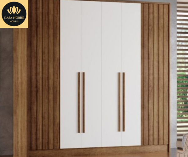 aGuarda-Roupa 6 Portas Navegantes 2,25 m Cedro/Areia