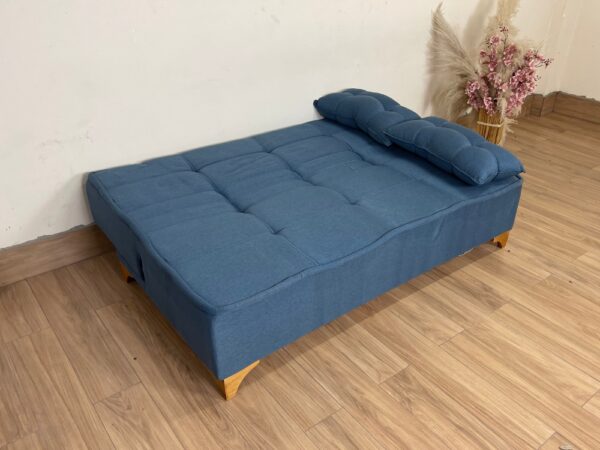 aSofá Cama Zayn 1.86m – Azul Linho - Imagem 2