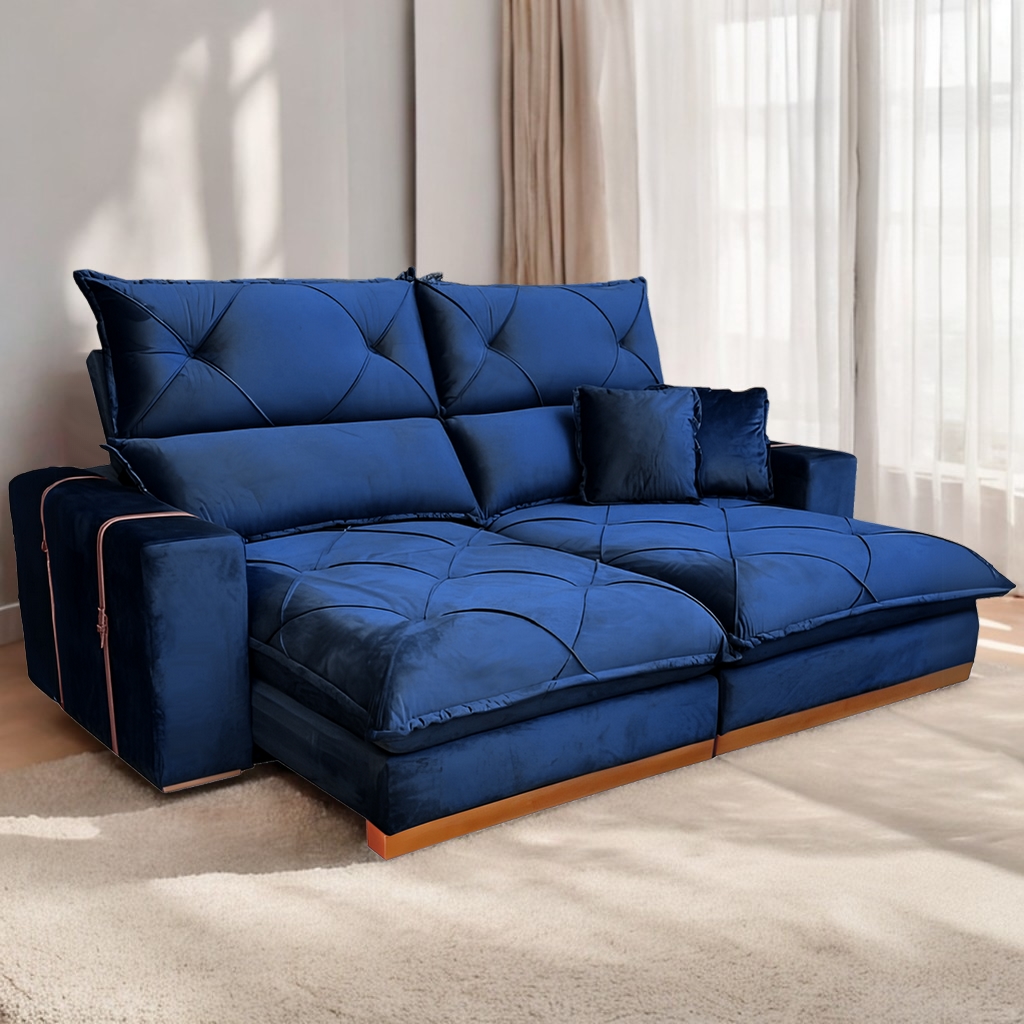 Sofá Retrátil e Reclinável Gran Bello Light 2,00 m